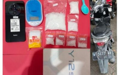 Polres Pasuruan Bekuk Pria Asal Pandaan dengan Barang Bukti 118 Gram Sabu