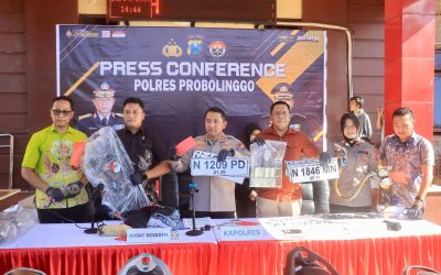 Polres Probolinggo Amankan Tujuh Tersangka Curas dan Curanmor