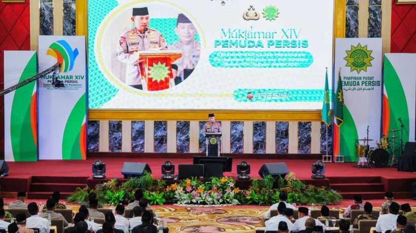 Buka Muktamar Pemuda Persis, Kapolri Tekankan Sinergi Jaga Stabilitas Kamtibmas