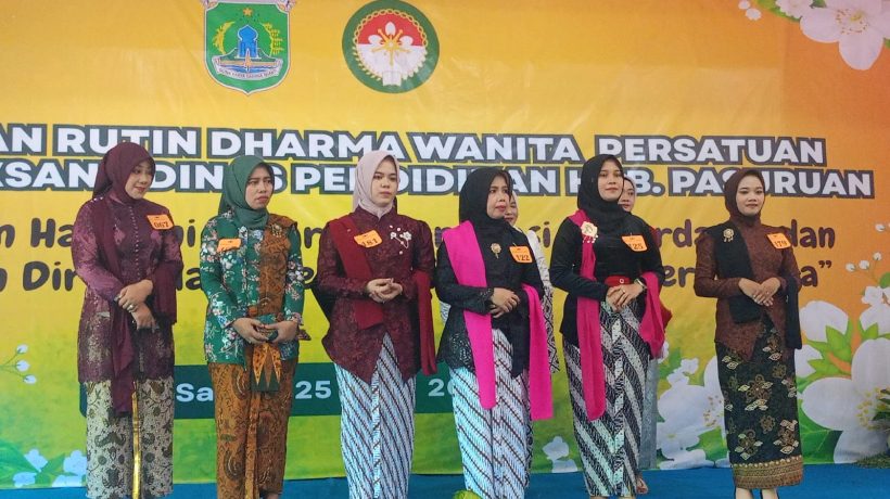 Sinergi dan Prestasi, DWP Kabupaten Pasuruan Gelar Pertemuan Rutin di SMPN 1 Bangil