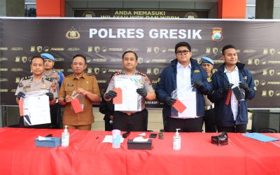 Polres Gresik Amankan Tersangka Penipuan Rekrutmen ASN Modus Jual Beli SK Palsu