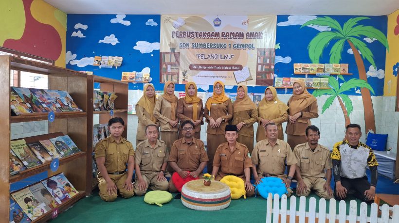 Tingkatkan Minat Baca, SDN Sumbersuko 1 Gempol Resmikan Perpustakaan Ramah Anak “Pelangi Ilmu”