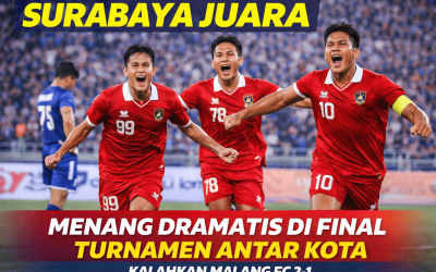 Tim Lokal Surabaya Menang Dramatis di Laga Final Turnamen Antar Kota