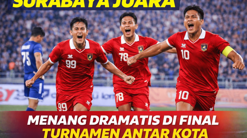 Tim Lokal Surabaya Menang Dramatis di Laga Final Turnamen Antar Kota