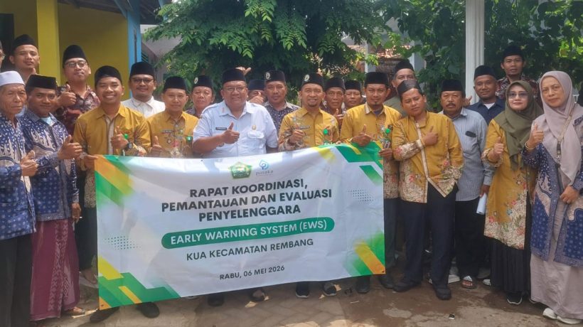 Perkuat Sinergitas, Kepala KUA Pusaka Rembang H. Mochammad Irjik Tekankan Pentingnya EWS untuk Redam Konflik Sosial