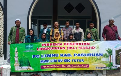 Tingkatkan Kenyamanan Ibadah, KUA Tutur Bersama Puskesmas Nongkojajar dan LTM NU Gelar Inspeksi Kesehatan di Lima Masjid