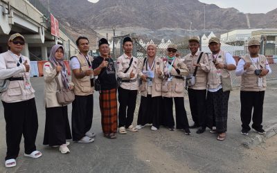 Persiapan Puncak Haji Petugas Gabungan Kloter SUB Sisir Kesiapan Tenda di Mina