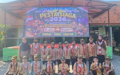 Semangat Cerdas Ceria Cekatan, Pramuka SDN Suruh Beraksi di Pesta Siaga 2026 Kwarran Sukodono