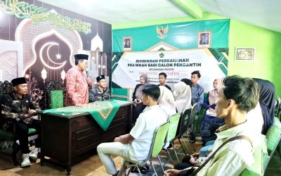 Giat Binwin KUA Prigen: Plt Kepala dan Penyuluh Fungsional Kompak Bekali Catin Menuju Keluarga Sakinah