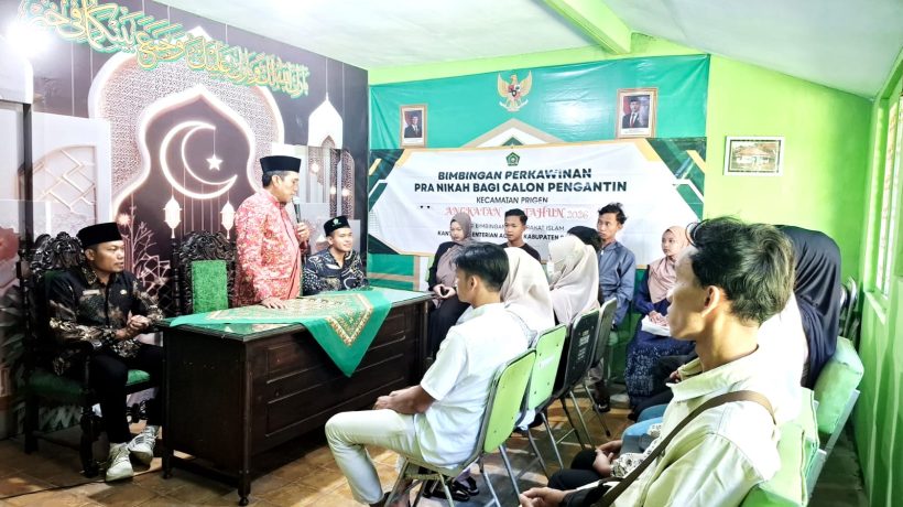 Giat Binwin KUA Prigen: Plt Kepala dan Penyuluh Fungsional Kompak Bekali Catin Menuju Keluarga Sakinah