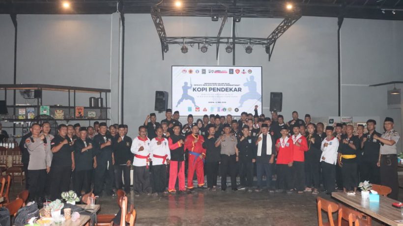 Polres Madiun Kota Perkuat Komitmen Jogo Jatim Lewat Kopi Pendekar