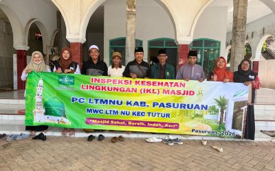 Sinergi KUA Tutur, LTM, dan Puskesmas Sumberpitu: Istiqomah Sehatkan Masjid melalui Kegiatan IKL