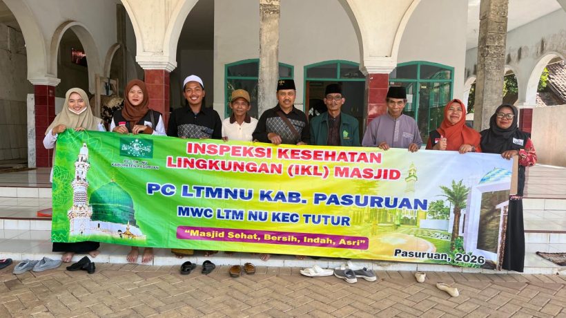 Sinergi KUA Tutur, LTM, dan Puskesmas Sumberpitu: Istiqomah Sehatkan Masjid melalui Kegiatan IKL