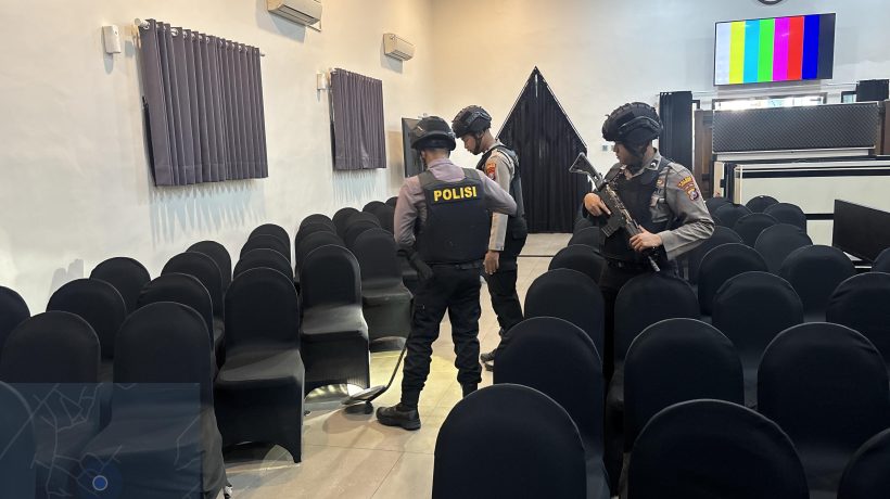 Instruksi Kapolres Pasuruan, Sat Samapta Sterilisasi Seluruh Gereja di Wilayah Hukum Polres Pasuruan