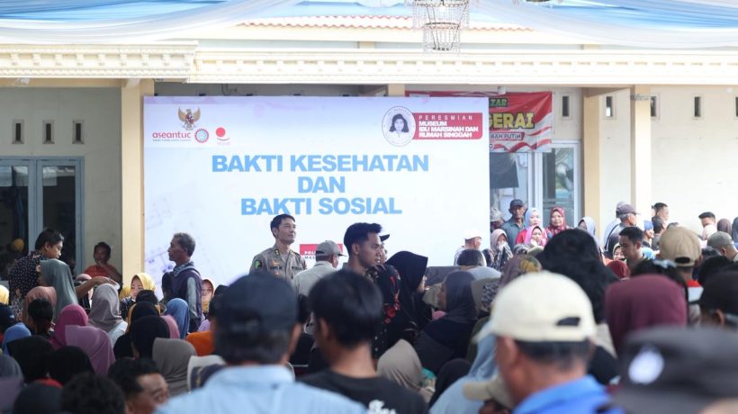 Polri Untuk Masyarakat : Polda Jatim Gelar Baksos dan Bakkes untuk Ribuan Warga di Nganjuk