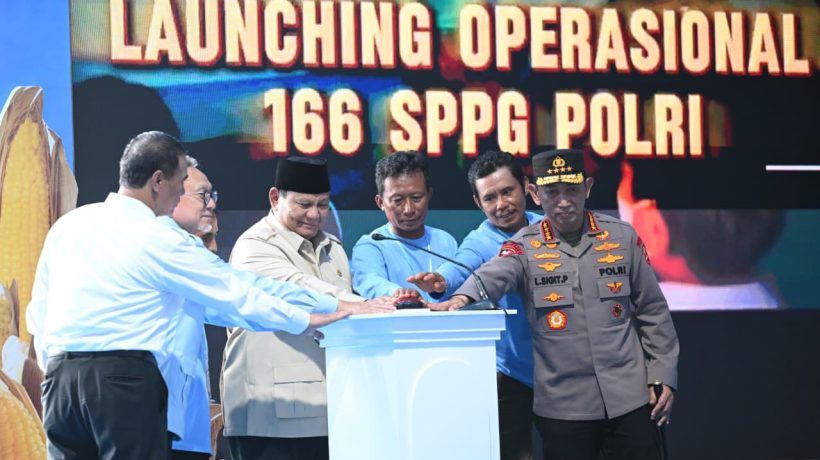 Dari Jawa Timur, Presiden Prabowo Groundbreaking 10 Gudang Pangan Polri dan Luncurkan 166 SPPG