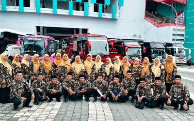 Genjot Semangat Guru Agama, Ratusan Anggota KKG PAI Kabupaten Pasuruan Coklatkan Apel Akbar di GBT Surabaya