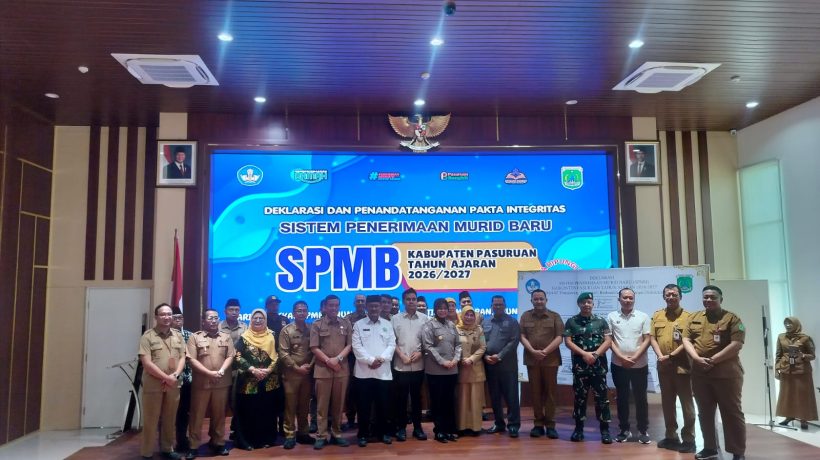 Pastikan SPMB 2026 Objektif dan Transparan, Pemkab Pasuruan Gelar Deklarasi Pakta Integritas