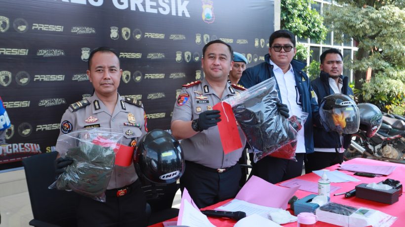 Gerak Cepat Polres Gresik Amankan 8 Oknum Suporter Terlibat Pengeroyokan