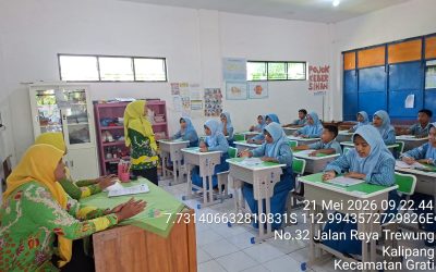 Pantau Pelaksanaan ASAJ 2026, Pendamping Satuan Pendidikan Kecamatan Grati Beri Motivasi Siswa SDN Kalipang 1