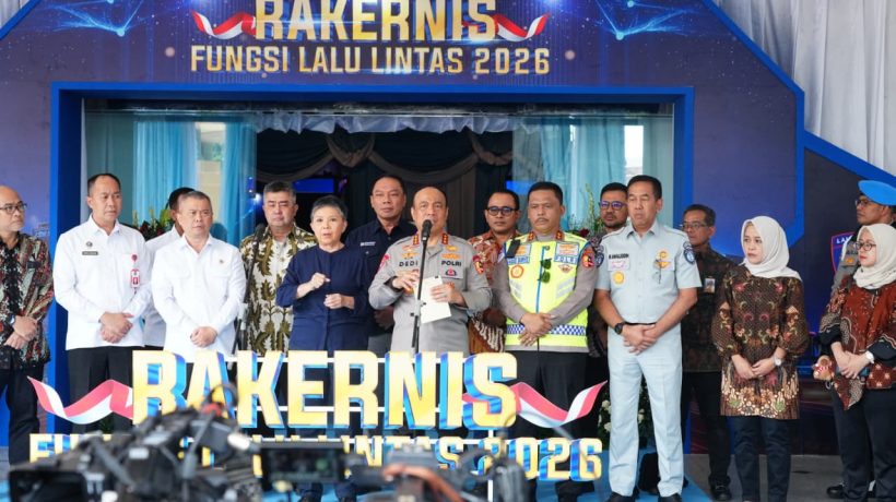 Wakapolri Tekankan Digitalisasi Layanan dan Inovasi Tilang Elektronik pada Rakernis Fungsi Lantas 2026