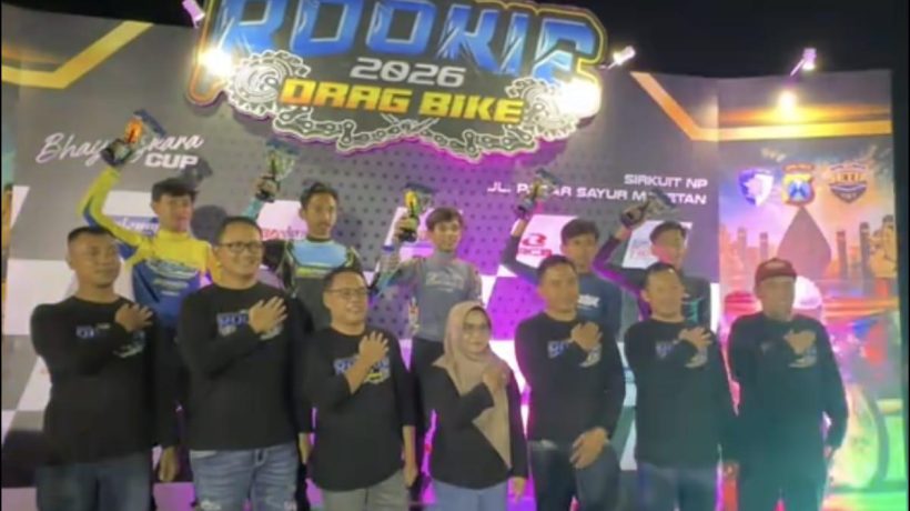 Peringati Hari Bhayangkara ke-80, 600 Pembalap Ramaikan Bhayangkara Rookie Dragbike 2026 di Magetan