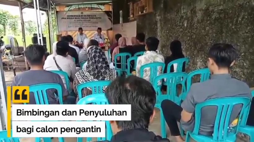 KUA Purwosari Gelar Bimbingan Pra Nikah bagi 15 Pasangan Calon Pengantin