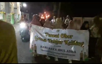 Semarak Sambut Idul Adha 1447 H, Remaja Sukalipuro Bangil Gelar Pawai Obor Gema Takbir Keliling