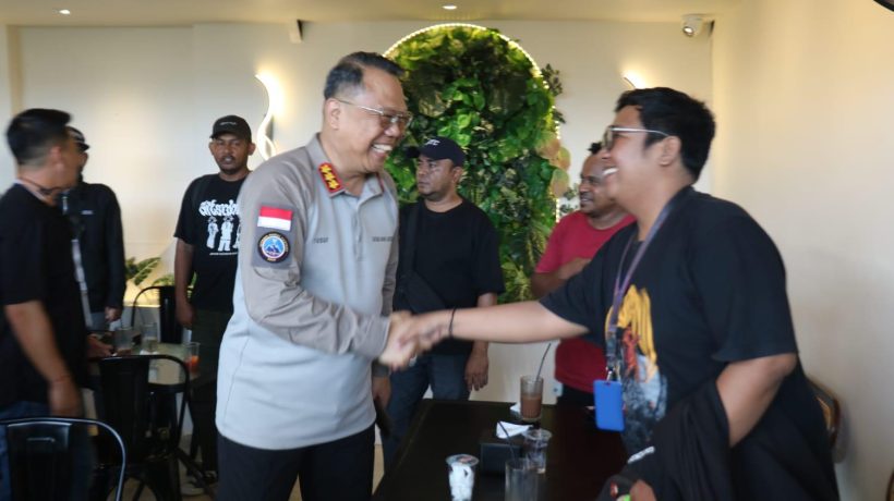 Satgas Humas Ops Damai Cartenz-2026 Perkuat Kolaborasi Melalui Silaturahmi Bersama Wartawan di Timika
