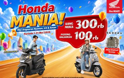 Mau Motor Baru Akhir Mei? Simak Promo Honda Mania Pasuruan Bareng Reni MPM Motor * Beli Scoopy & BeAT Terupdate di Pasuruan, DP Minim Angsuran Ringan Lewat Sales Reni MPM