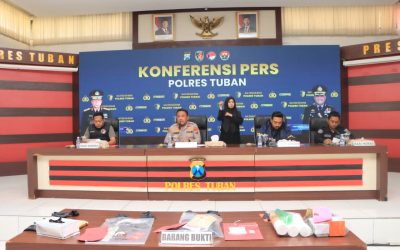 Polres Tuban Amankan Tersangka Komplotan Pencuri Sapi