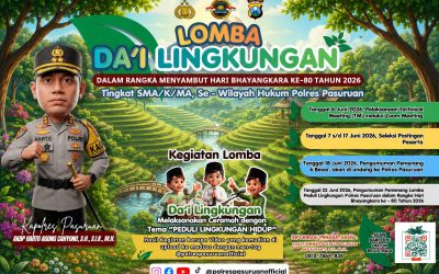 Sambut Hari Bhayangkara ke-80, Polres Pasuruan Gelar Lomba Da’i Lingkungan Tingkat SMA Sederajat
