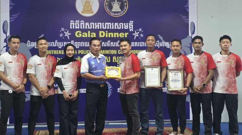 Tim Bulutangkis Polri Raih 4 Medali Emas dan 2 Perak SEA Police Badminton Championship 2026 di Kamboja