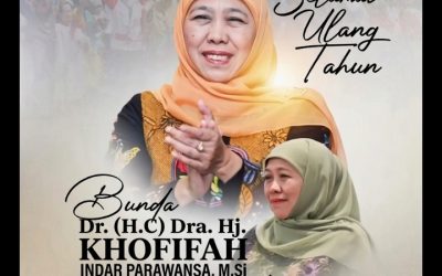 Segenap Redaksi dan Karyawan Java66news.com Ucapkan Selamat Milad untuk Dr. (H.C.) Dra. Hj. Khofifah Indar Parawansa, M.Si.