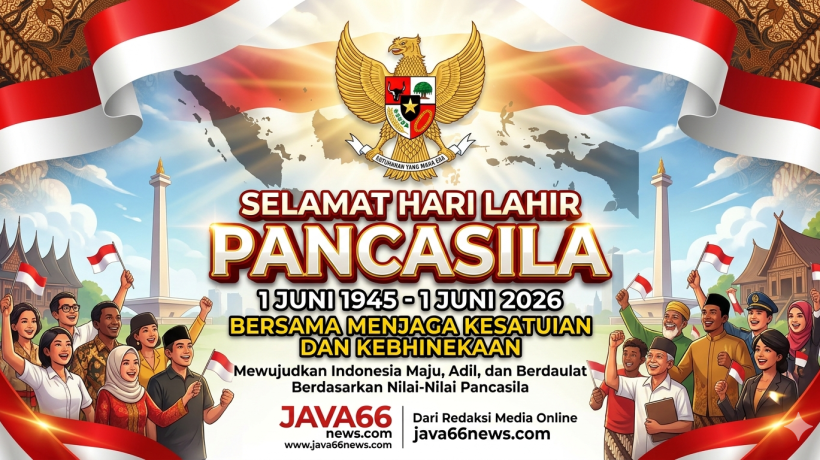 Memaknai Hari Lahir Pancasila 2026: Komitmen Java66news.com Menjadi Benteng Informasi dan Perekat Kebhinekaan Digital