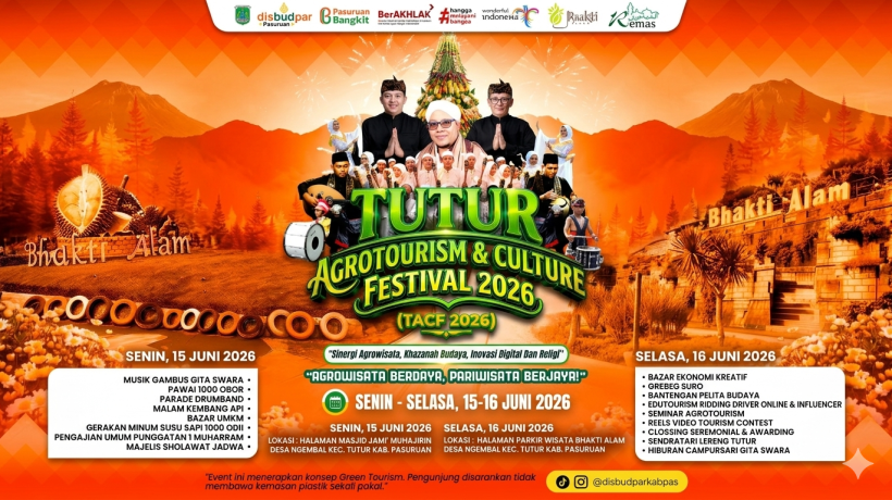 Dorong Potensi Lokal, Tutur Agrotourism & Culture Festival 2026 Siap Digelar 15-16 Juni