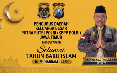 Sambut Tahun Baru Islam 1448 H, Ketua PD KBPP Polri Jatim Erick Reginald Tahalele Berikan Pesan Khusus untuk Seluruh Anggota