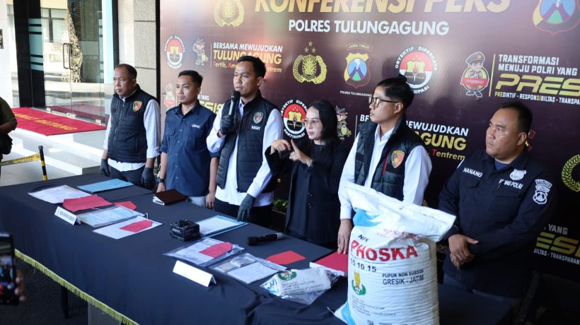 Polres Tulungagung Ungkap Fakta Baru Kasus Dugaan Peredaran Pupuk Tidak Terdaftar