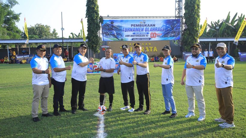 Sambut Hari Bhayangkara ke-80, Polres Madiun Gelar Turnamen Olahraga Lintas Sektor hingga Pelajar