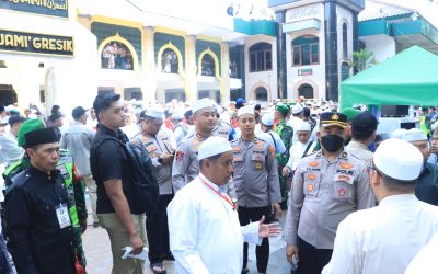 Polres Gresik Libatkan Ratusan Personel Layanan Pengamanan Haul Habib Abu Bakar Assegaf ke-71