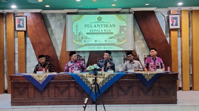 Menteri Agama Lantik Kepala KUA Serentak, Plt Kakankemenag Pasuruan: KUA Bukan Sekadar Urusan Nikah!