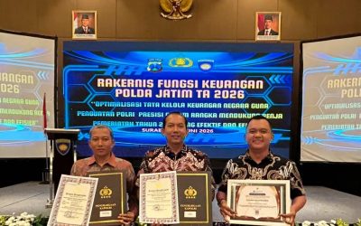 IKPA Sempurna, Polres Bojonegoro Raih 3 Penghargaan dari Kapolri dan Dirjen Perbendaharaan Jatim