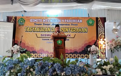 Gelar Tasyakuran Kelulusan, Kasubbag TU Kemenag Pasuruan: Madrasah Harus Naik Level dan Dinamis!