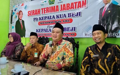 Resmi Definitif, Hj. Thuchfatul Syafa’atun Muniroh Pimpin KUA Kecamatan Beji