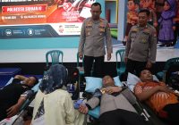Jelang Hari Bhayangkara ke-80, Polresta Sidoarjo Gelar Donor Darah