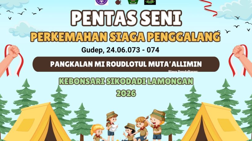 Gudep MI Roudlotul Muta’allimin Gelar PERETA 2026, Semarakkan Jiwa Pramuka dari Pra Siaga hingga Penggalang