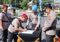 Sertijab Pejabat Utama dan Kapolsek Jajaran, Kapolres Lumajang AKBP Alex Sandy Siregar Tekankan Pelayanan Masyarakat