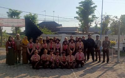 Sambut Giat Prestasi Penggalang SD 2026, Kontingen Kwarran Grati Resmi Dilepas