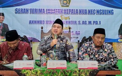 Sertijab Kepala KUA Nguling Pasuruan, Kasubbag TU Kemenag: KUA Adalah Pusat Pelayanan Keagamaan yang Holistik