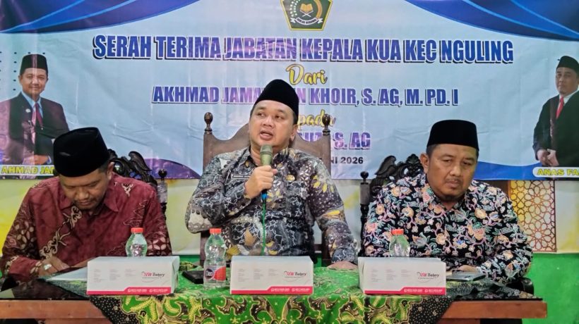 Sertijab Kepala KUA Nguling Pasuruan, Kasubbag TU Kemenag: KUA Adalah Pusat Pelayanan Keagamaan yang Holistik